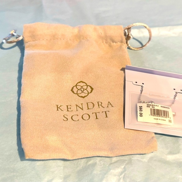 Genevieve Silver Satellite Short Pendant Necklace - Picture 2 of 6